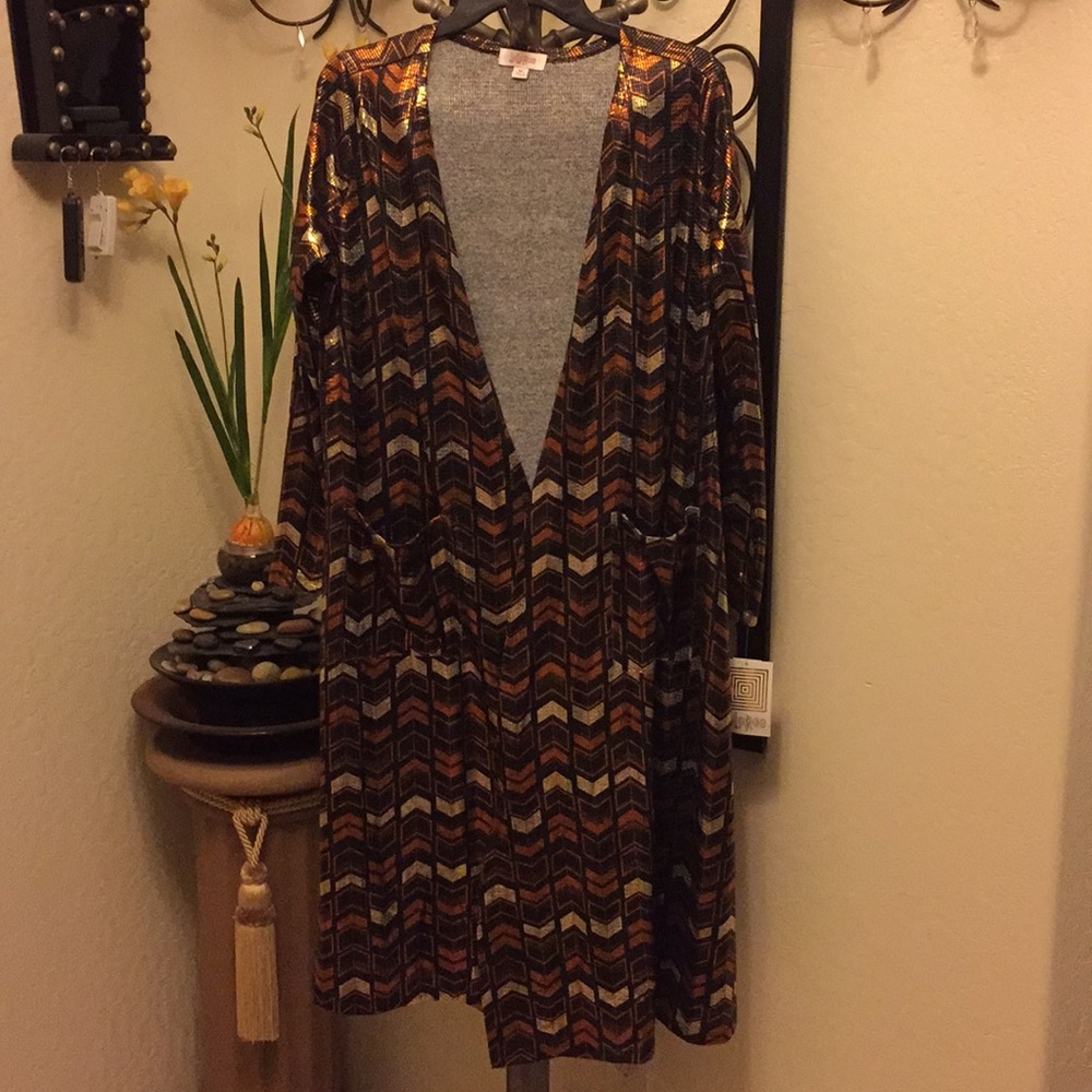 NWT Lula Roe Sarah Shimmery Cardigan